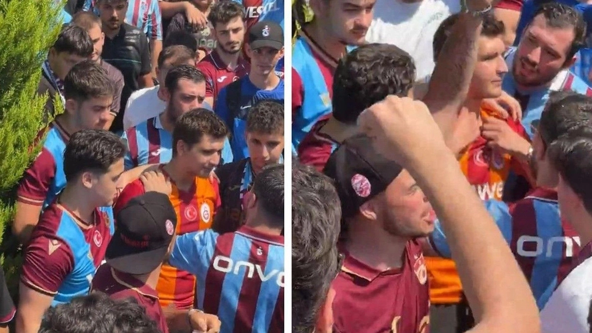 Havalimanında forması çıkarılan Galatasaray taraftarına jest!