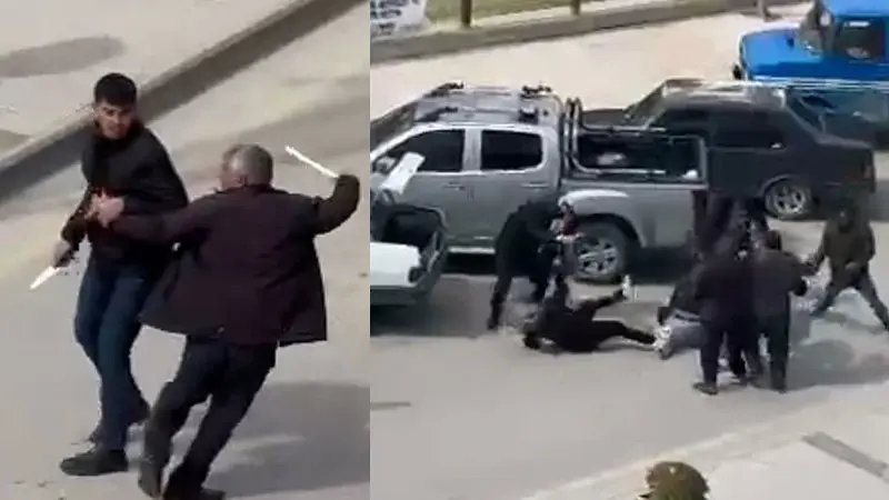 Konya’da taşlı bıçaklı kavgada 4 kişi yaralandı